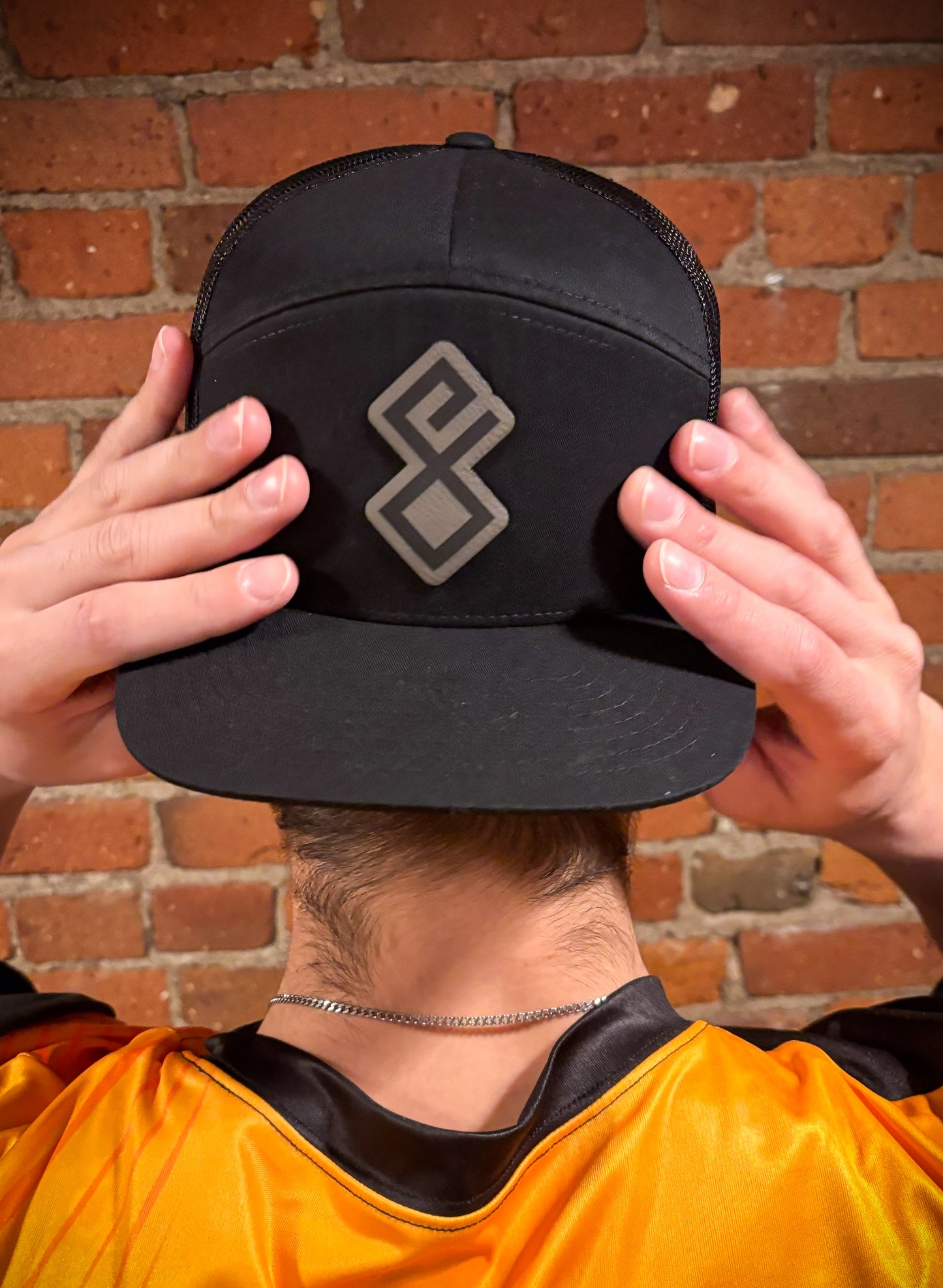 E8 Patch Hat - All Black